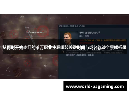 从何时开始走红的莱万职业生涯崛起关键时间与成名轨迹全景解析录 从何时开始走红的莱万职业生涯崛起关键时间与成名轨迹全景解析录